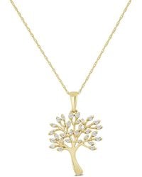 Sabrina Designs - 14K 0.18 Ct. Tw. Diamond Tree Of Life Pendant - Lyst