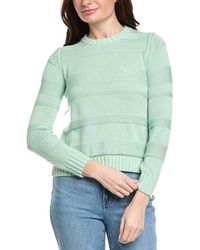 Hannah Rose - Jessie Textured Stripe Pullover - Lyst