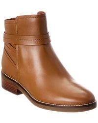 Cole Haan - Rosalyn Waterproof Ankle Strap Leather Boot - Lyst