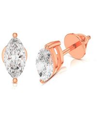 Amairah - 14K 2.00 Ct. Tw. Lab-Grown Diamond Stud Earrings - Lyst