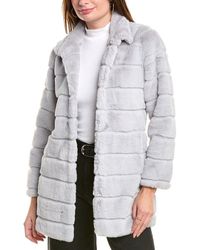 La Fiorentina - Plush Coat - Lyst