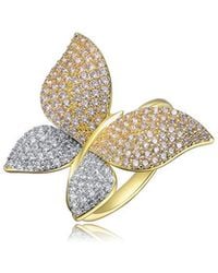 Genevive Jewelry - 14K Over Cz Ring - Lyst