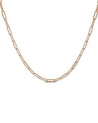 Sabrina Designs - 14k Rose Gold Paperclip Link Necklace - Lyst