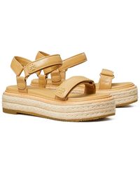 Tory Burch - Espadrille Leather Sport Sandal - Lyst