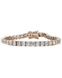 Rachel Glauber - 18k Rose Gold Vermeil Cz Bracelet - Lyst