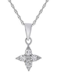 Diana M. Jewels - Fine Jewelry 14k 0.25 Ct. Tw. Diamond Necklace - Lyst