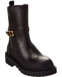 Dior - Empreinte Leather Boot - Lyst