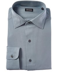 ZEGNA - Regular Fit Dress Shirt - Lyst