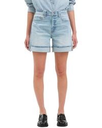 Daze Denim - Easy Rider Dew Drop Mid Rise Cuffed Short - Lyst