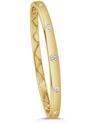 Sabrina Designs - 14K 0.42 Ct. Tw. Diamond 5-Stone Bangle Bracelet - Lyst