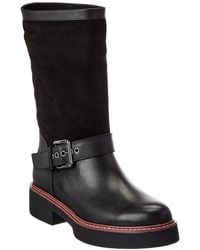 Sanctuary - Milena Suede & Leather Boot - Lyst