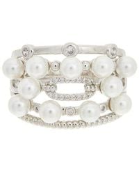 Juvell - 18K Plated Cz Ring - Lyst