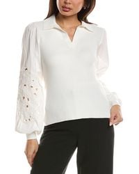 Tahari - The Evelina Top - Lyst