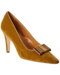 Manolo Blahnik - Readorhi 90 Velvet Pump - Lyst