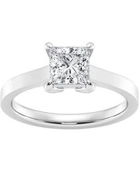 Lab Grown Diamonds - 14K 1.00 Ct. Tw. Lab-Grown Diamond Solitaire Engagement Ring - Lyst