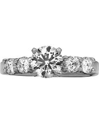 Diana M. Jewels . Fine Jewellery Platinum 1.56 Ct. Tw. Diamond Ring - Metallic