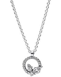 PANDORA - Timeless Cz Necklace - Lyst
