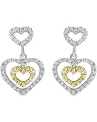 Haus of Brilliance - 14K 0.56 Ct. Tw. Diamond Dangle Earrings - Lyst