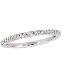 Diamond Select Cuts - 14K 0.12 Ct. Tw. Diamond Semi-Eternity Ring - Lyst