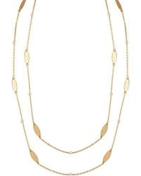 Reiss - 14K 0.18 Ct. Tw. Diamond By-The-Yard 36In Necklace - Lyst