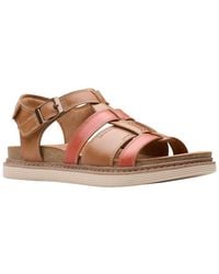 Clarks - Arwell Sun Leather Sandal - Lyst