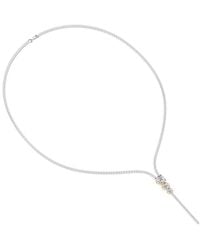Lab Grown Diamonds - 14K 6.88 Ct. Tw. Lab-Grown Diamond Drop Necklace - Lyst