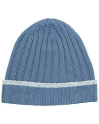 Portolano - Merino Wool Ribbed Beanie - Lyst