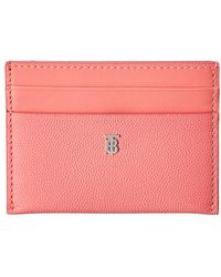 Burberry Sandon Monogram Motif Leather Card Case - Pink