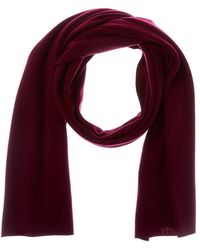 Sofiacashmere - Sofiacashmere Full Needle Rib Wool & Cashmere-Blend Scarf - Lyst