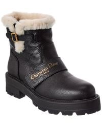Dior - D-Quest Leather Boot - Lyst