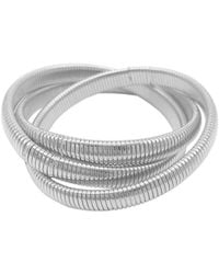Adornia - Plated Omega Chain Triplet Bracelet - Lyst