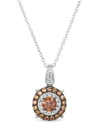 Le Vian - Chocolatier 14k Vanilla Gold 0.47 Ct. Tw. Diamond Pendant Necklace - Lyst