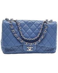 Chanel - Quilted Leather Jumbo Classic Single Double Flap Bag (Authentic Pre-Owned) - Lyst