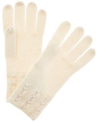 Forte - Pearl Cashmere Gloves - Lyst