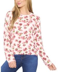 Cece - Flower Printed Pullover - Lyst