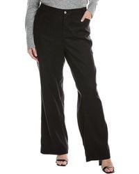 NYDJ - Plus Trouser Black Straight Leg Jean - Lyst