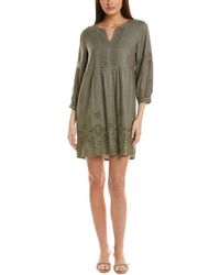 Tommy Bahama - St. Lucia Split Neck Linen-Blend Mini Dress - Lyst