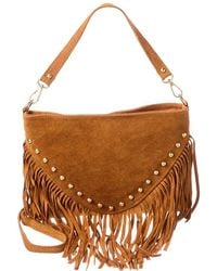 Isabella Rossetti - Celia27 Leather Studded Shoulder Bag - Lyst