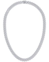 Lab Grown Diamonds - 14K 15.10 Ct. Tw. Lab-Grown Diamond Fashion Necklace - Lyst