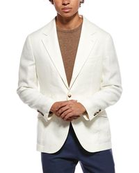 Brunello Cucinelli - Linen & Wool-Blend Blazer - Lyst