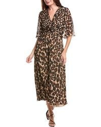Joseph Ribkoff - Pleated Midi Dress - Lyst