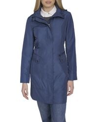 Cole Haan - Single Breasted Rain Jacket - Lyst