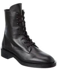 Stuart Weitzman - Sondra Sleek Leather Bootie - Lyst