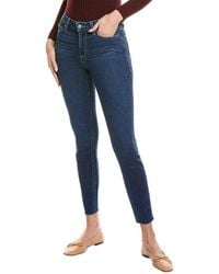 PAIGE - Hoxton Chapel High-rise Ankle Jean - Lyst