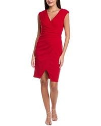 Tadashi Shoji - Pleated Sheath Dress - Lyst