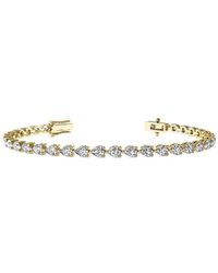 Lab Grown Diamonds - 14K 16.50 Ct. Tw. Lab-Grown Diamond Bracelet - Lyst