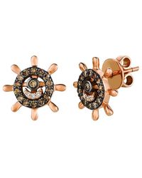 Le Vian - Le Vian 14K Rose 0.47 Ct. Tw. Diamond Earrings - Lyst
