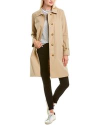 Burberry The Pimlico Heritage Car Coat - Natural