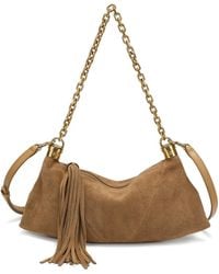 Tiffany & Fred Paris - Suede Tassel Hobo Bag - Lyst