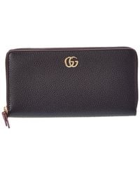 Gucci - Gg Marmont Leather Zip Around Wallet - Lyst